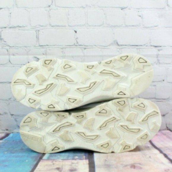 Apex White Leather Double Strap Comfort Walking Sneakers Size 11 W - Picture 9 of 9